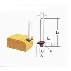 Makita D-09444 - fréza na zaoblené hrany