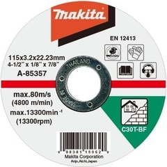 Makita A-85357 - kotouč řezný kámen 115x3x22mm