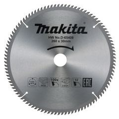 Makita D-65408 - kotouč pilový dřevo TCT 260x2.6x30mm 100Z