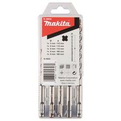 Makita B-49052 - sada vrtáků SDS-Plus V-Plus 5;6;8x50/110 a 6;8x110/160mm, 5ks = oldP-29751