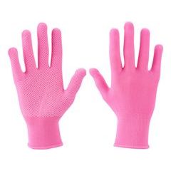 EXTOL LADY rukavice z polyesteru s PVC terčíky na dlani, velikost 7", 99719