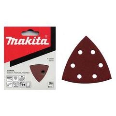Makita P-33299 - papír brusný suchý zip 94x94x94mm 6 děr K120, 10ks = old P-01600