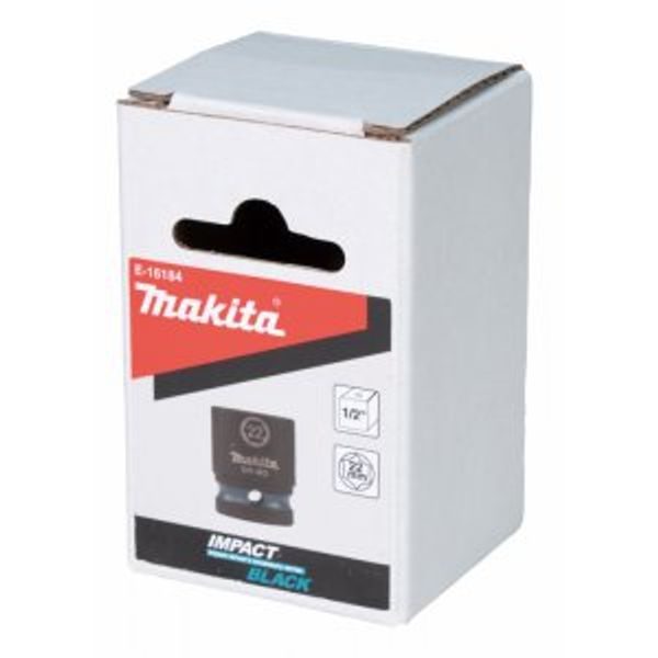 MAKITA E-16184 - KLÍČ NÁSTRČNÝ 1/2", ČTYŘHRAN, IMPACT BLACK, 22MM = OLD B-40191 - NÁSTROJE ČTYŘHRAN 1/2"{% if zbozi.kategorie.adresa_nazvy[0] != zbozi.kategorie.nazev %} - PŘÍSLUŠENSTVÍ MAKITA{% endif %}