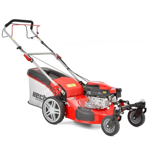 PETROL LAWN MOWER WITH SELF PROPELLED SYSTEM - HECHT 546 XR 5 IN 1