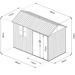 GARDEN SHED - HECHT 6X10 NORD - SHEDS, GARDEN HOUSES - GARDEN FURNITURE