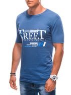 Edinstvena modra majica z napisom street S1894