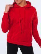 Ženski trendovski rdeč pulover Lara