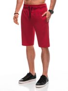 Moške kratke hlače za prosti čas v rdeči barvi SRBS0101/V-4