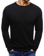 Črn originalen moški pulover