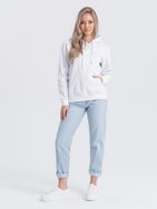 Ženski pulover v beli barvi TLR002