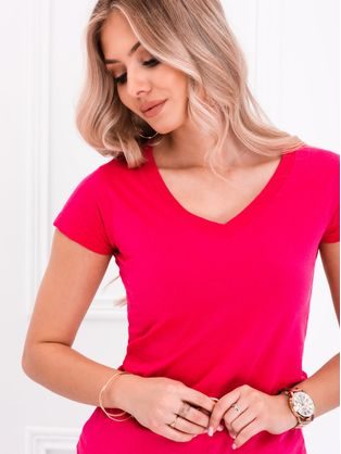 Udobna svetlo rožnata ženska majica SLR002