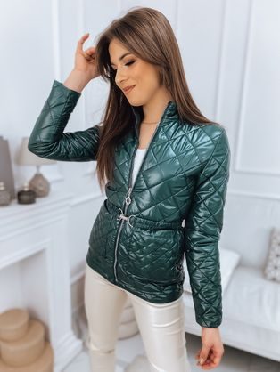 Stilska ženska jakna v temno zeleni barvi Miria