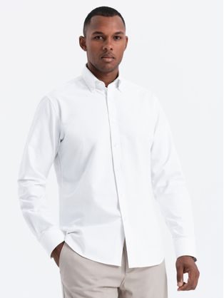 Elegantna bela srajca oxford V1 OM0114