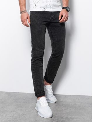 Jeans hlače v črni barvi P1062