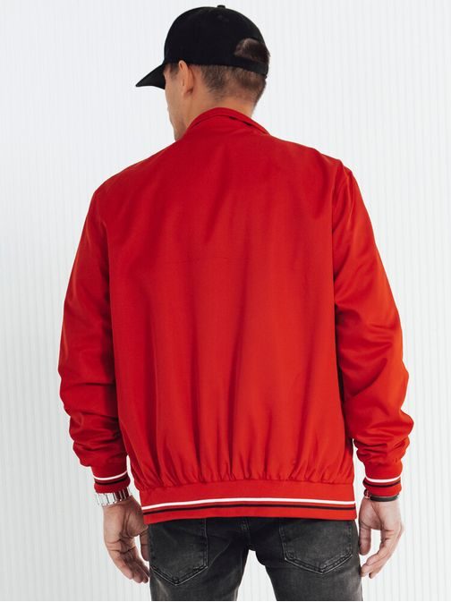 Edinstvena rdeča prehodna trendovska jakna