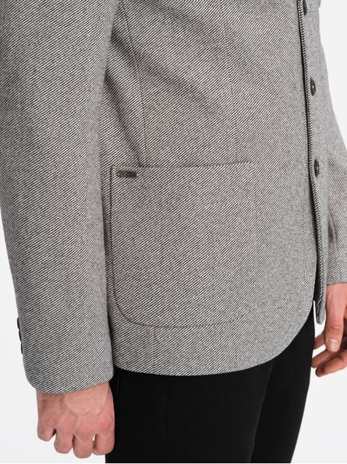 Brezčasen originalen siv suknjič V1 BLZB-0124