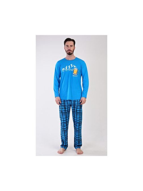Dolga turkizna moška pižama Filip