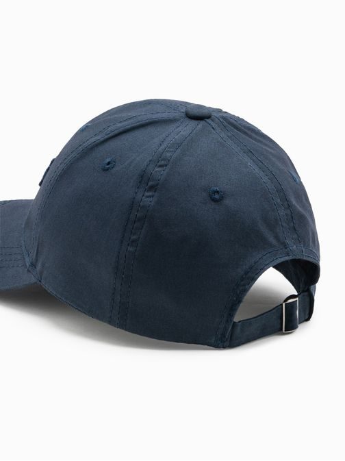 Trendovska temno modra kapa s šiltom California H158