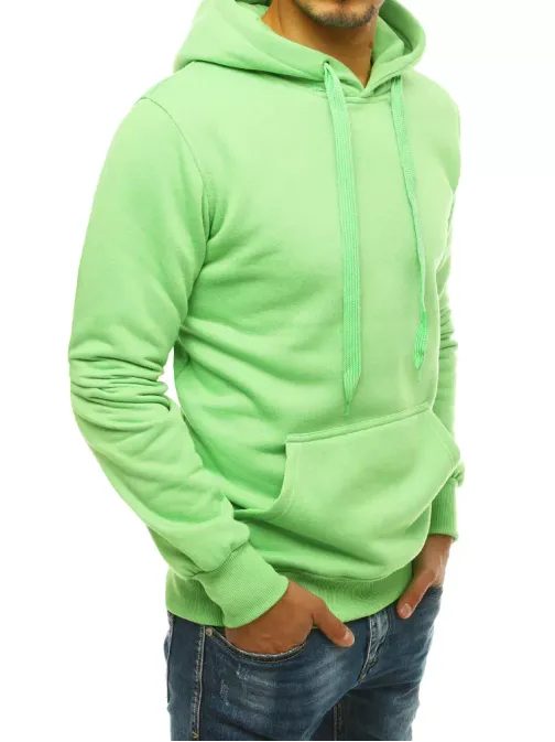 Preprost svetlo zelen udoben pulover