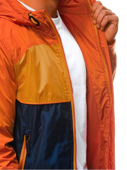 Udobna prehodna jakna v granat barvi C447