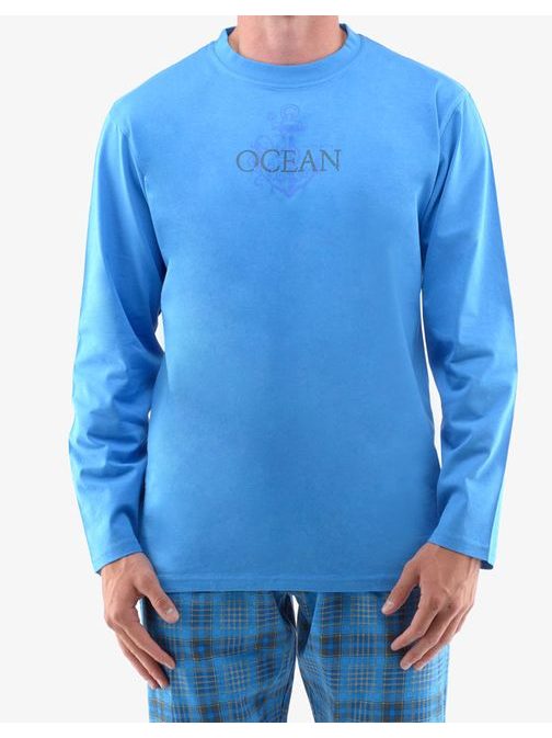 Trendovska modra pižama Ocean