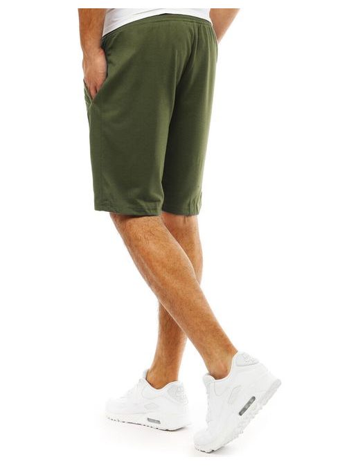 Udobne zelene moške kratke hlače