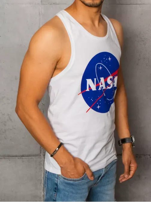 Bela majica modnega dizajna Nasa