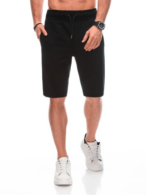 Moške kratke hlače za prosti čas v črni barvi SRBS0101/V-6