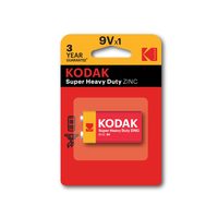 Kodak baterie Heavy Duty zinko-chloridová, 9 V, blistr