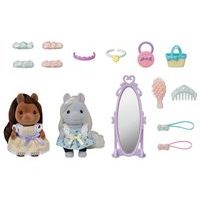 Sylvanian family Patrový dům s červenou střechou a se světly, nový