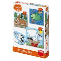 Zvířátka: Kde žijí 3-5 baby puzzle