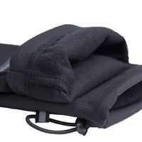 ADELLiNO, dětské softshellové kalhoty s fleecem CITY, černé