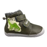 DDstep dětské zimní barefoot boty W070-327A - Dark Grey