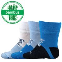Bambusové kojenecké ponožky Sebík - mix B kluk