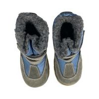 Dětské zimní boty IMAC 0955/008 vínová s tučňákem