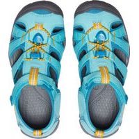 GEOX JR SANDAL STRIKE GREY/LIME