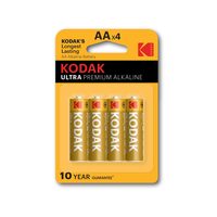Kodak baterie ULTRA PREMIUM alkalická, AA, 4 ks, blistr