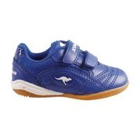 Dětské sálové boty do tělocvičny - Kangaroos (ROYALBLUE/WHT)