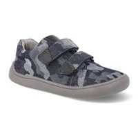 Dětské plátěné BAREFOOT tenisky Protetika - ROBY denim