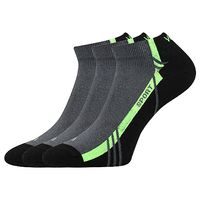 VoXX Unisex nízké sportovní ponožky Pinas - černé