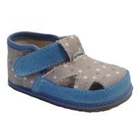 Pegres bosé sandálky vzor 2096 modrý puntík