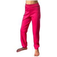 Softshellové nepromokavé kalhoty podšité fleecem růžové