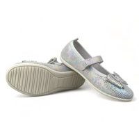 Dívčí baleríny DDstep - kožené dětské boty