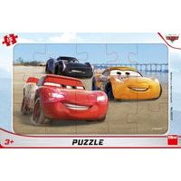 CARS ZÁVODÍ 15 deskové Puzzle