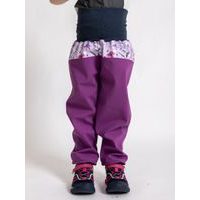 Unuo, Dětské softshellové kalhoty s fleecem Street Strong, Ostružinová