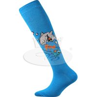 Klasické dětské ponožky Bivoj - středně modrá