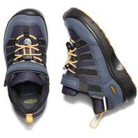 Dětské boty KEEN KNOTCH HOLLOW DS CHILDREN black/keen yellow