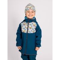 Unuo, Dětská softshellová bunda s fleecem Cross, Kobaltová, Sharp kluk