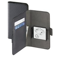 Hama Smart Move-Carbon Booklet Case, size XL (4,7-5,1"), grey