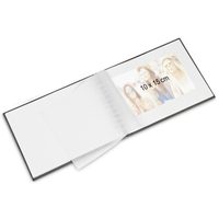 Hama album klasické spirálové FINE ART 28x24 cm, 50 stran, azurové